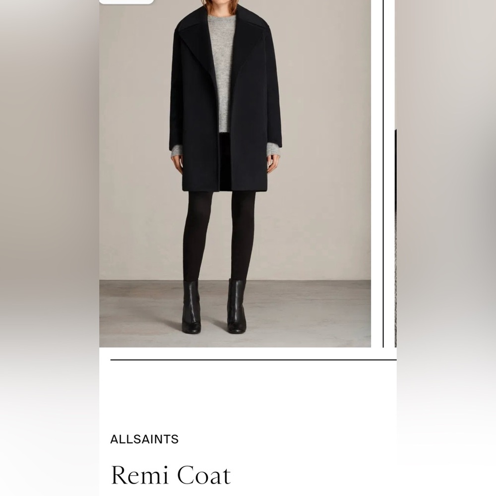 All Saints wool coat